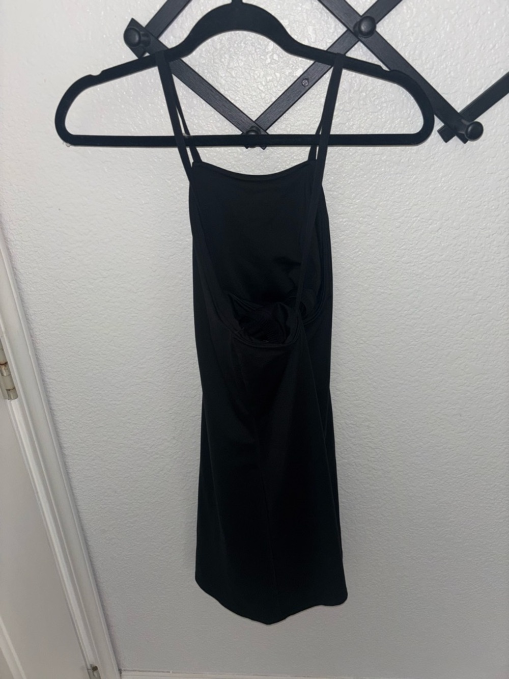 Madewell MWL Flex 2.0 Fitness Dress NWT Black Built In Shorts Size L - Picture 5 of 7